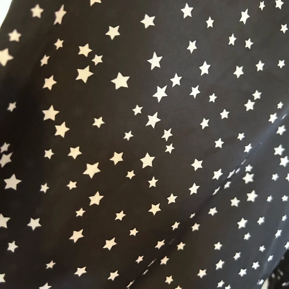 NWT Nasty Gal Novelty Star Black & White Jumpsuit Size 6 - Picture 8 of 14